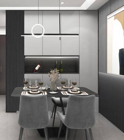 瓷砖在积木家装修完工，打扫干净忍不住晒晒，看看装修效果怎么样？