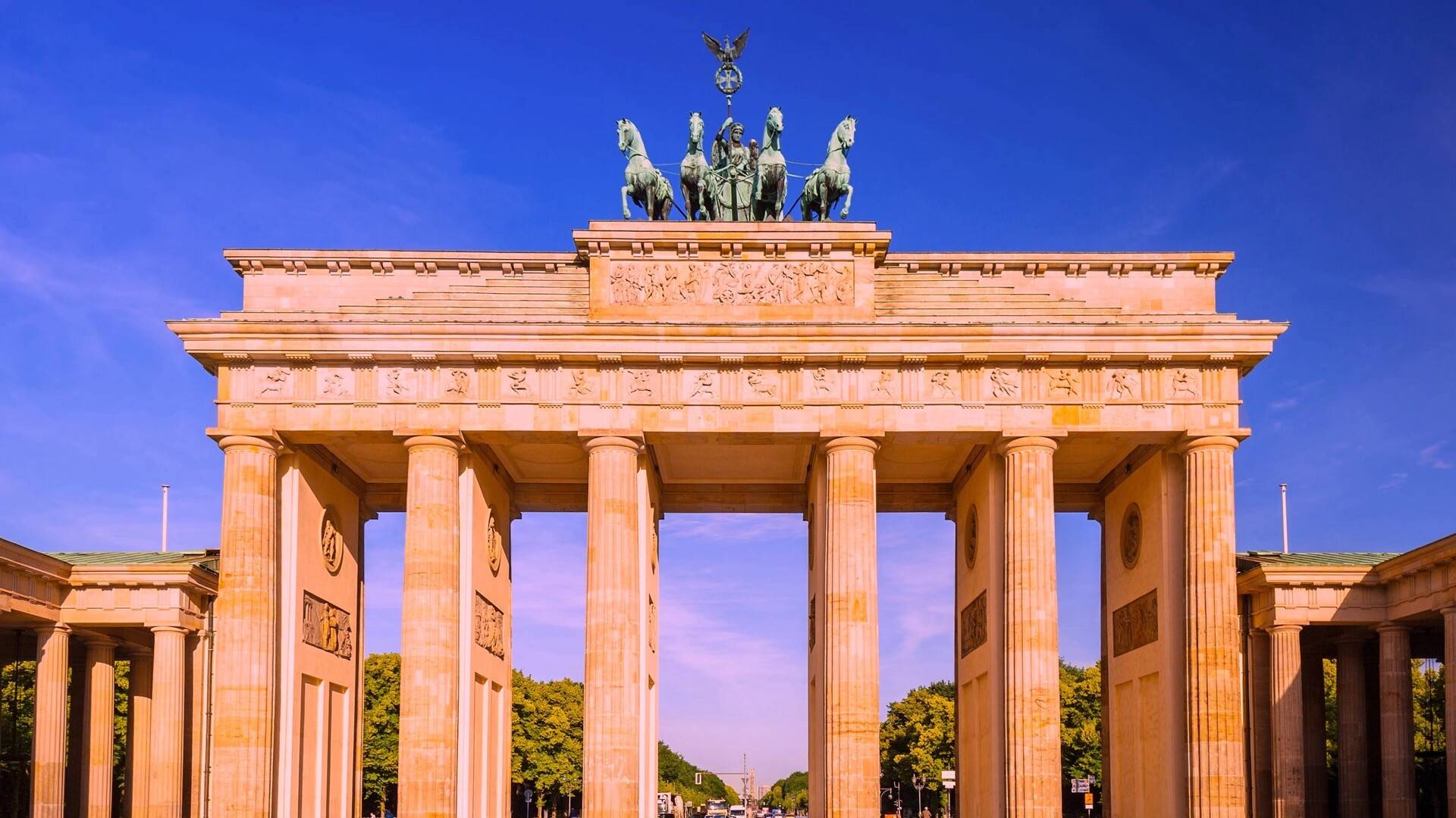 勃兰登堡门高清动态壁纸-搜狐大视野-搜狐新闻