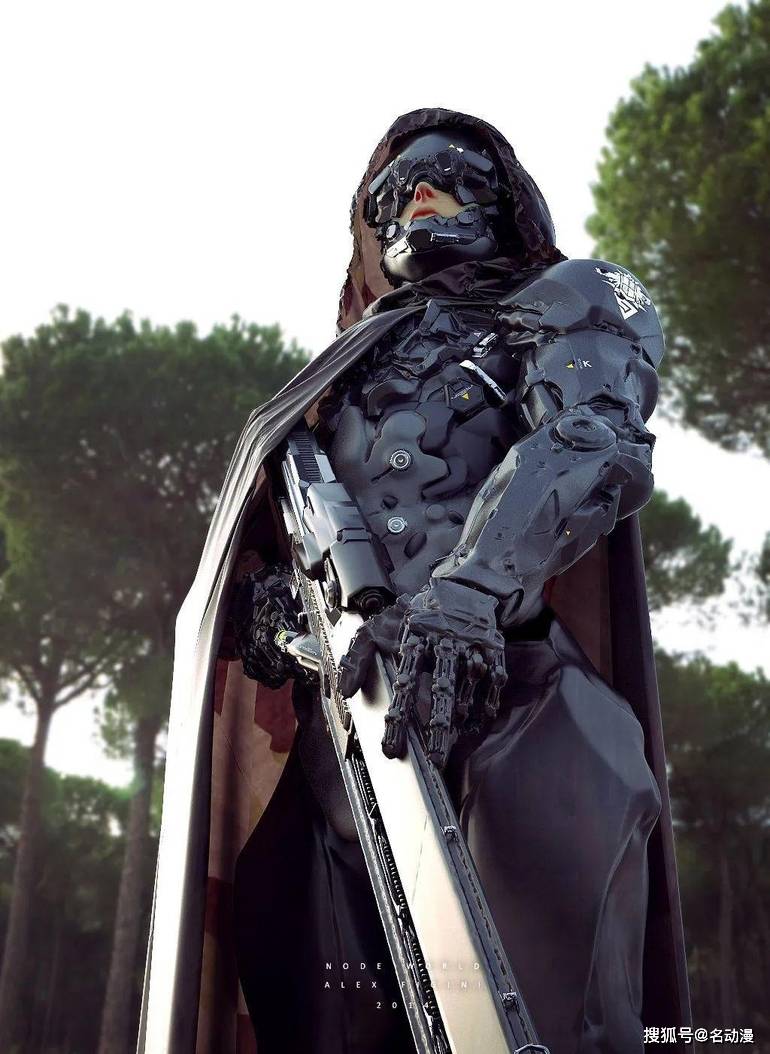 未来科幻机甲素材参考_人类_二次元_在研究