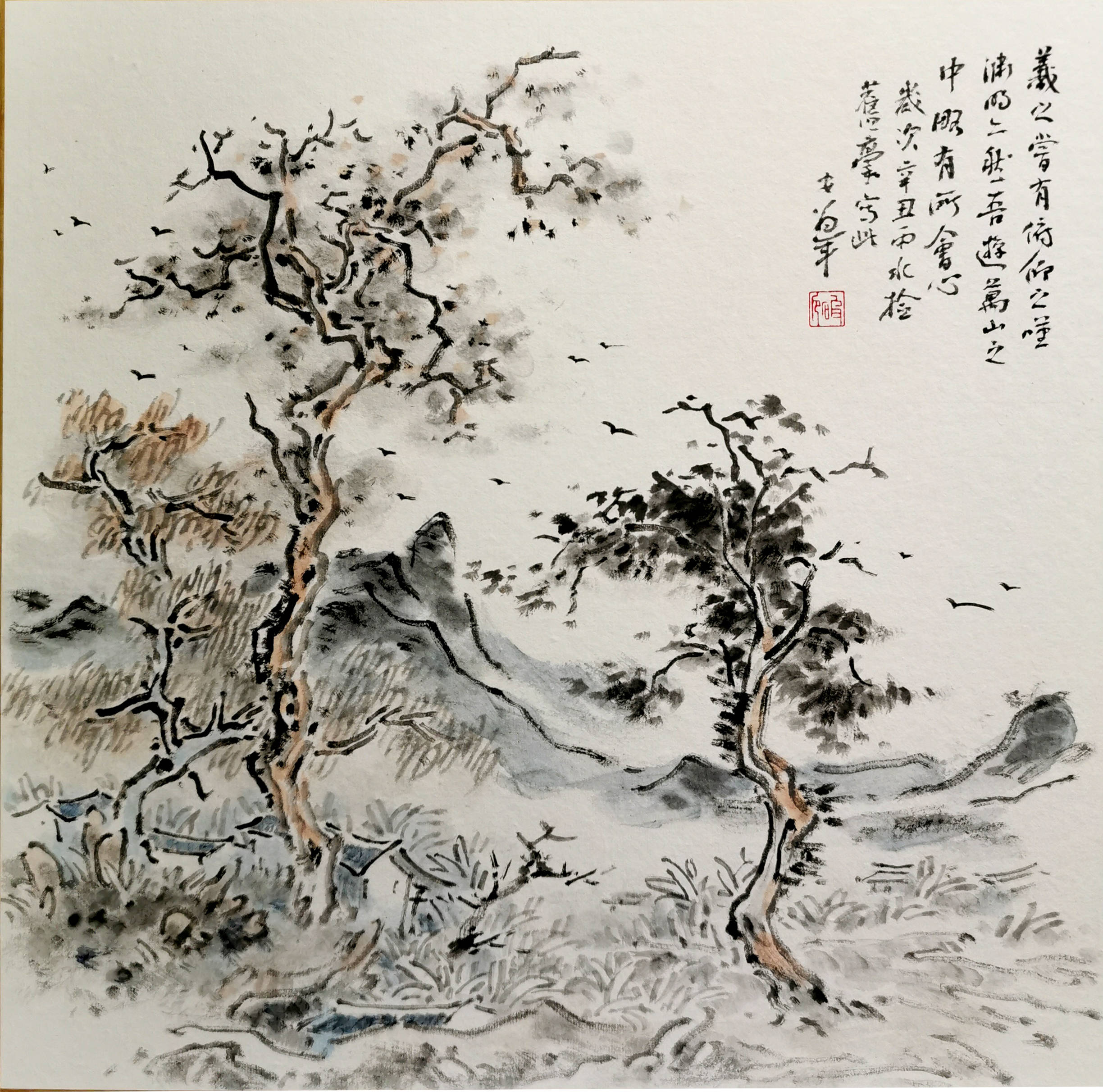 山水画|中国画 | 安为年山水画作品赏析