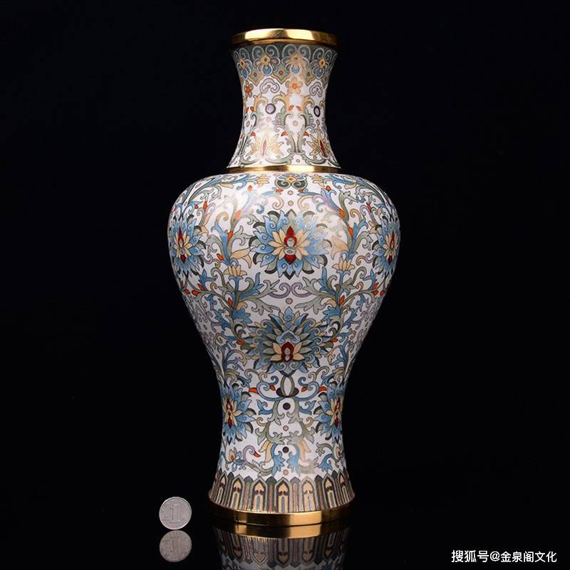 景泰蓝大唐风韵花瓶赏瓶_珐琅_工艺美术_高约 景泰蓝大唐风韵花瓶赏瓶_珐琅_工艺美术_高约