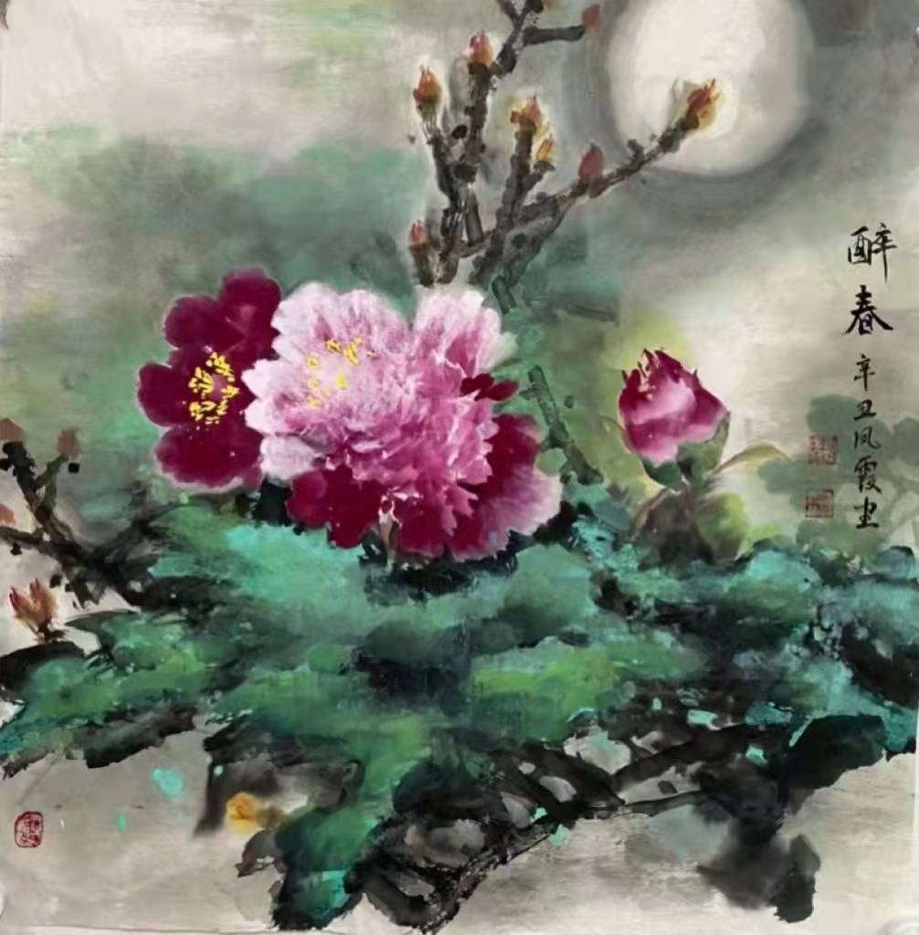 当代著名花鸟画家刘凤霞作品欣赏_河南省_洛阳市_摄影