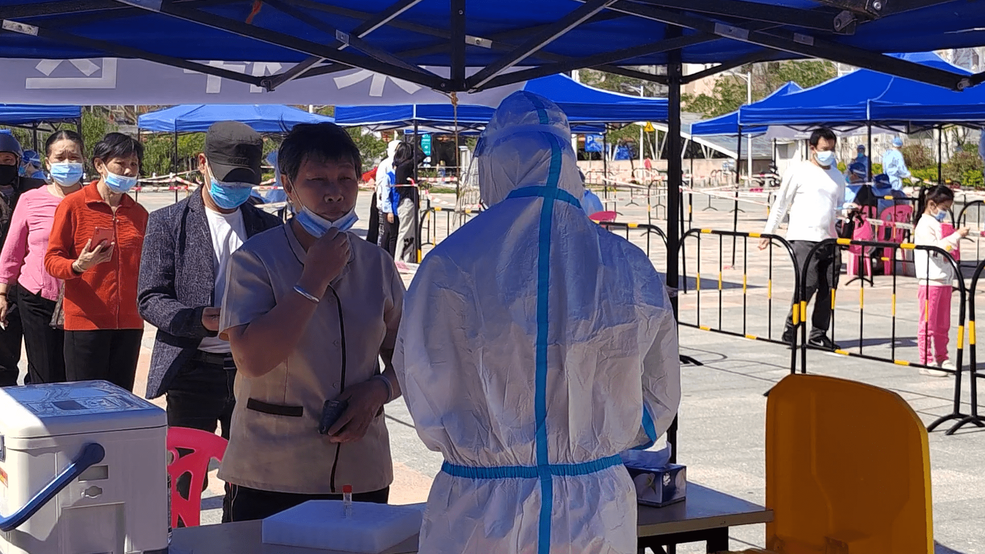 感谢你们 奋战在抗疫一线的工作人员!_采样_演练_疫情