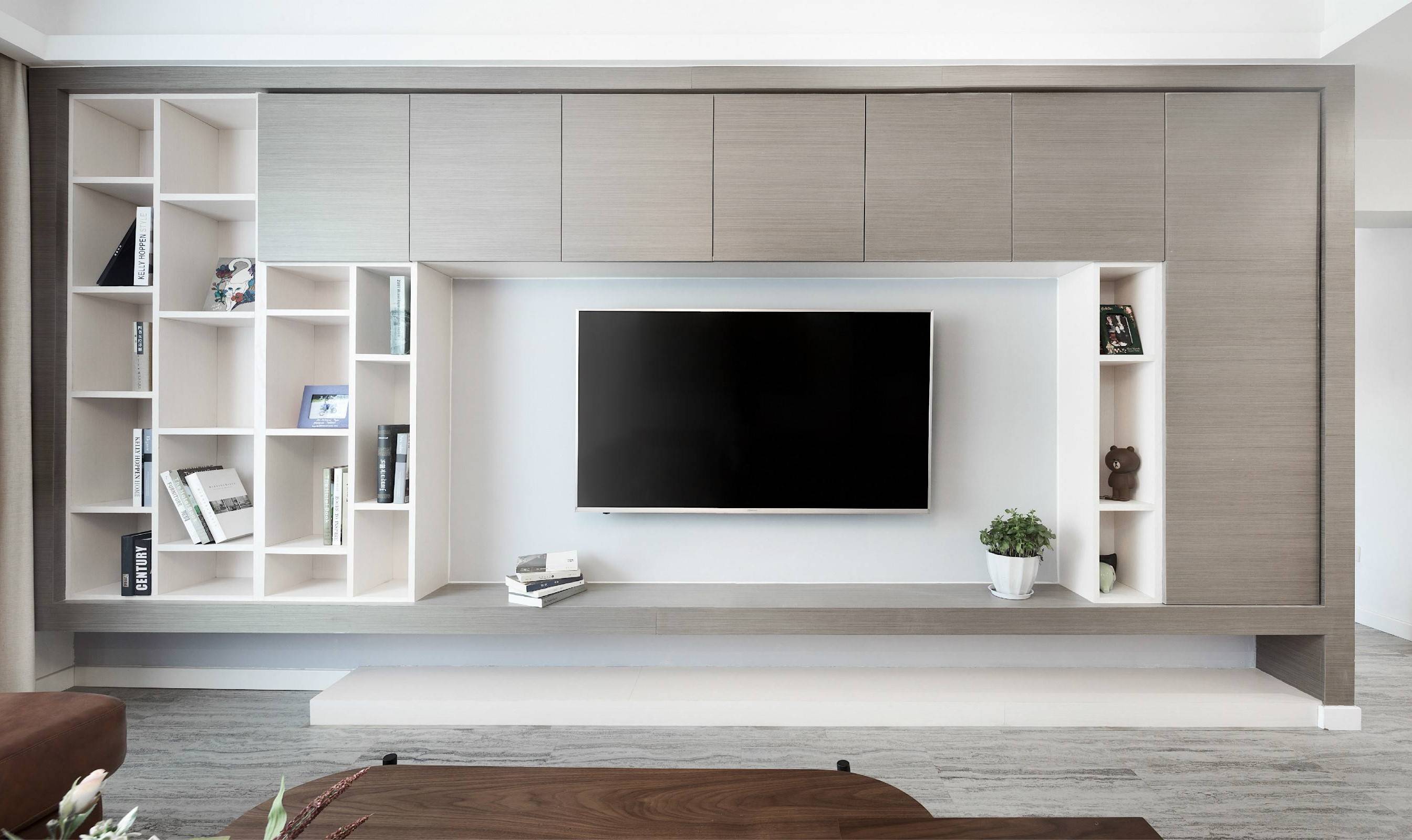 作为c位的客厅电视墙肯定不能马虎