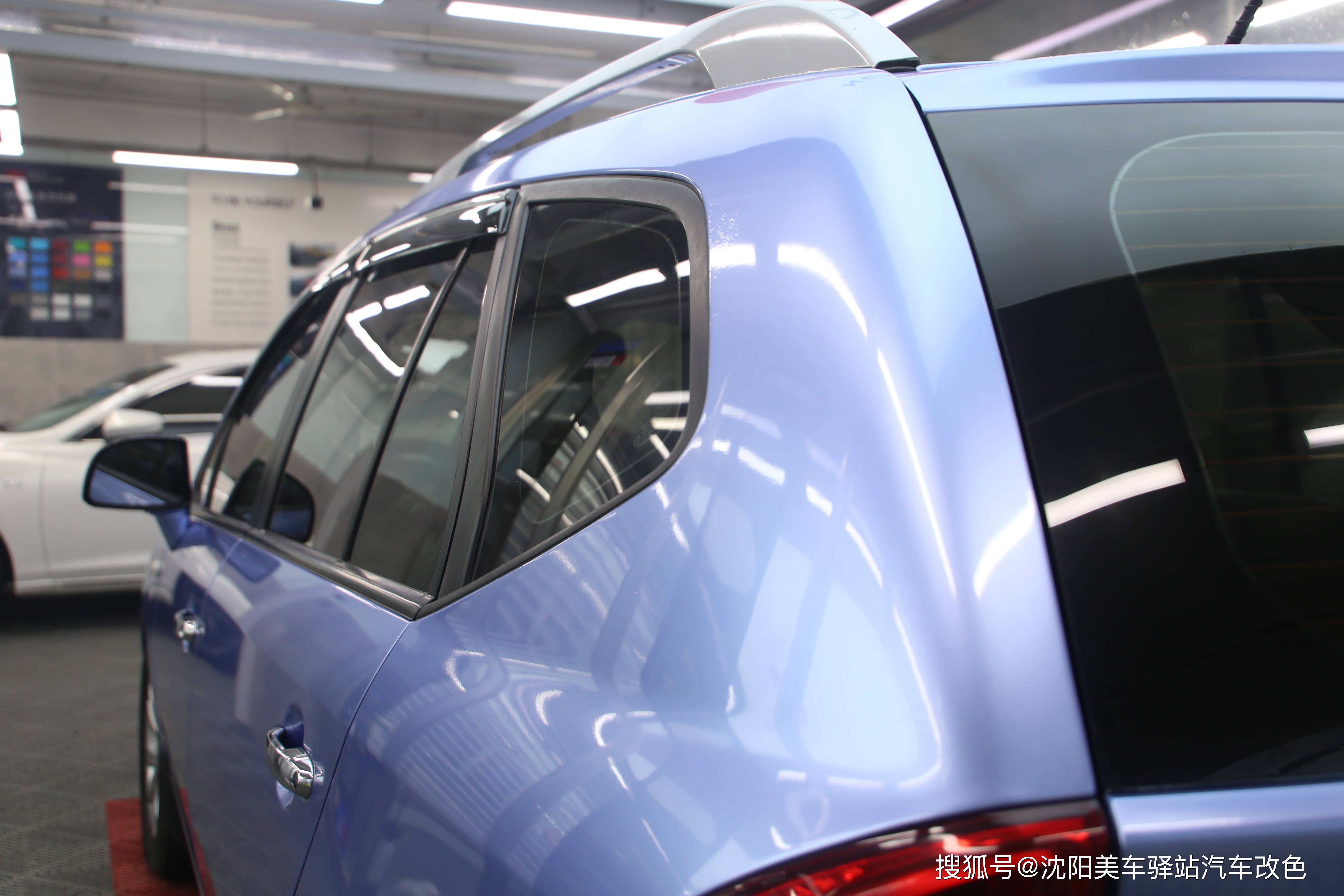 全网第一台起亚嘉华改色金属雾蓝就问你十年老车怎么了