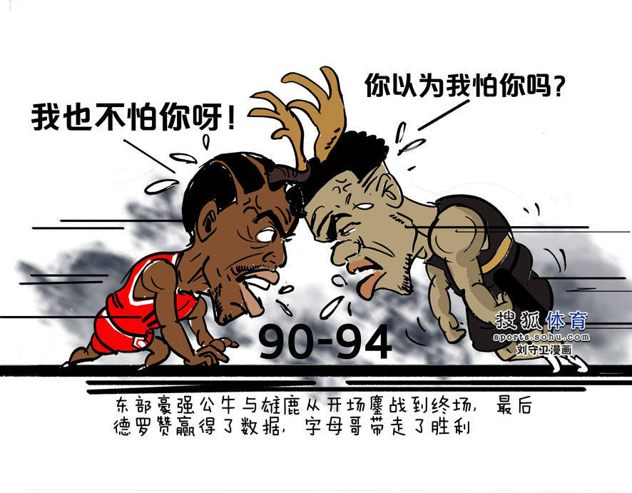组图搜狐独家漫画合集哈登詹姆斯上演激烈对抗
