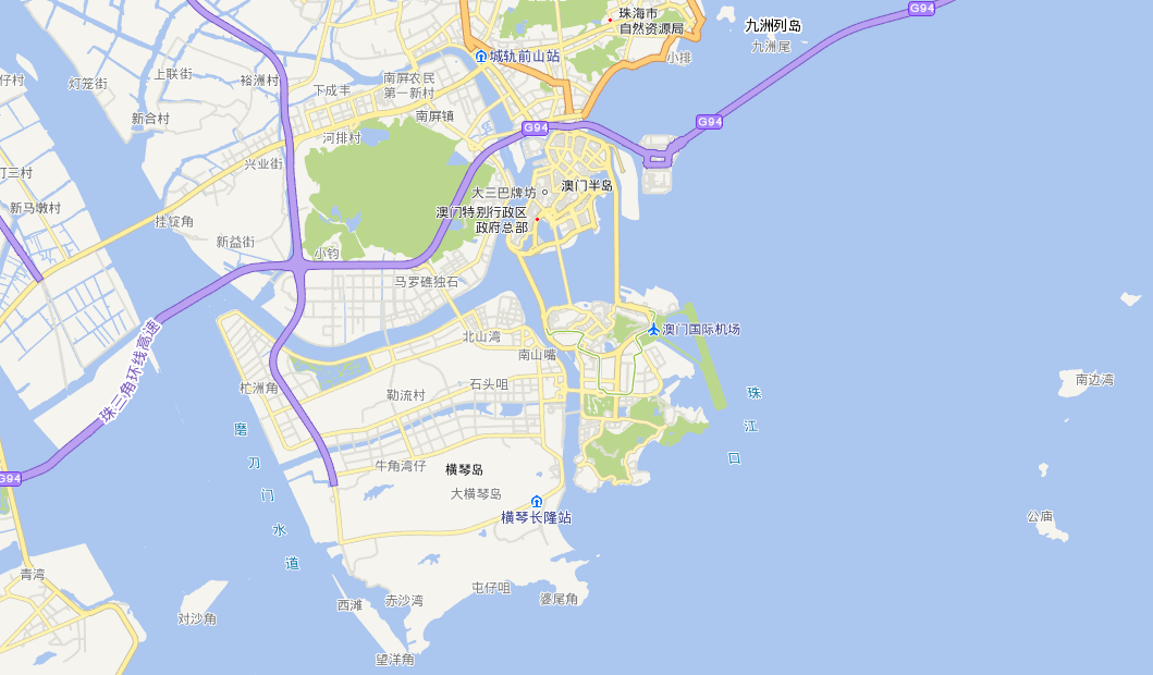 横琴岛位置图片