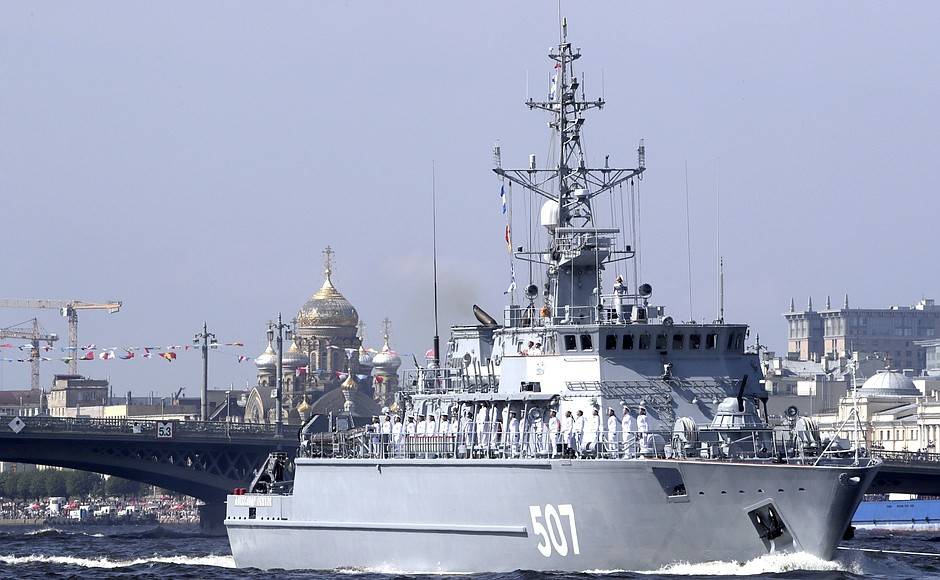 俄罗斯水域安全保障的急先锋12700型扫雷舰