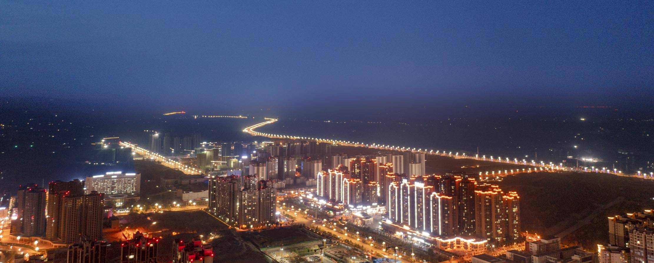 四川仁寿美丽夜色