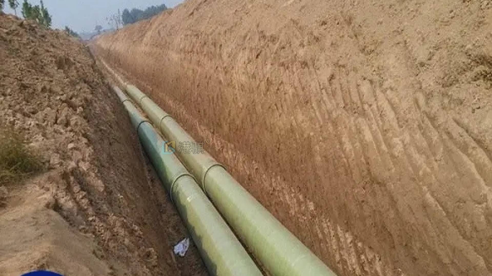 地埋式玻璃钢管道地埋式玻璃钢电缆管玻璃钢管埋地敷设规范港骐