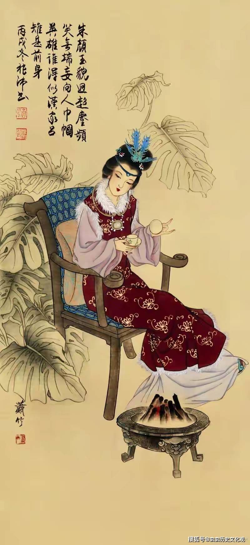 潇竹绘金陵十二钗图