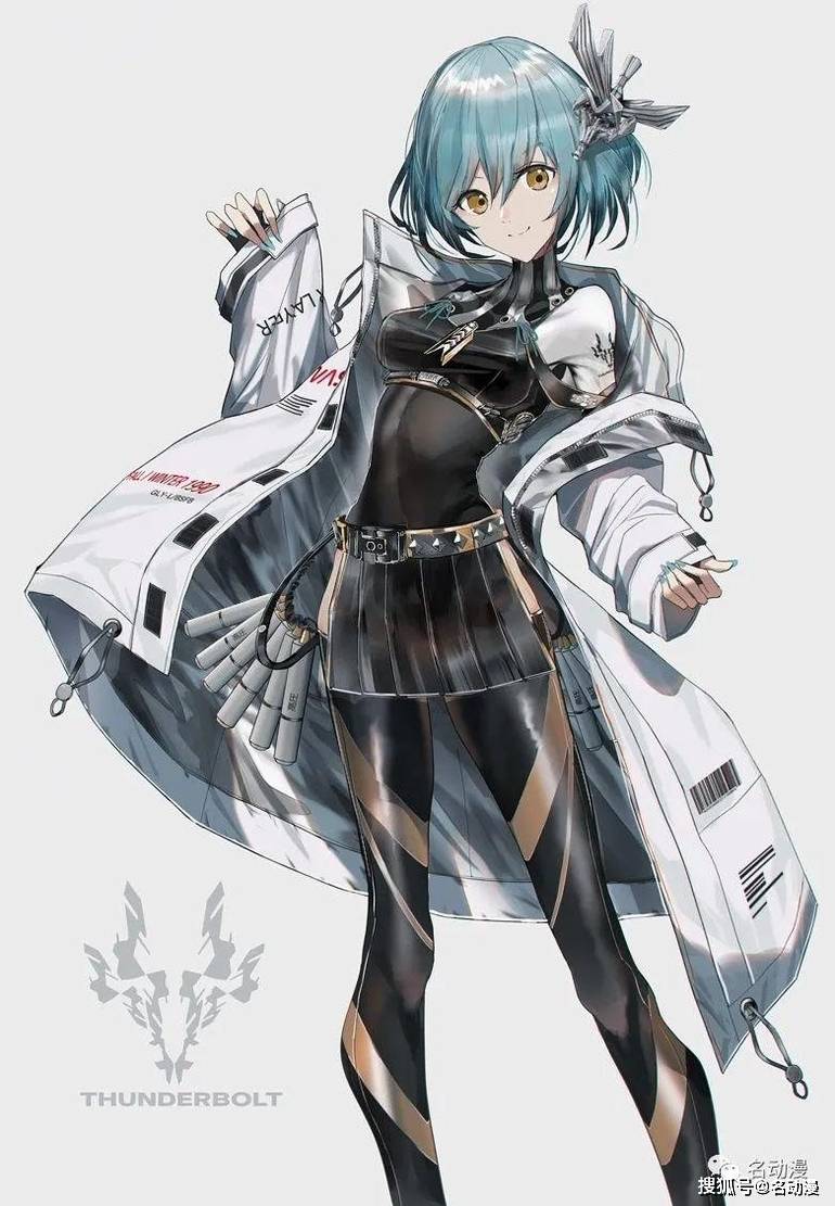 日本插画师swav绘画的科幻风少女人物插画欣赏