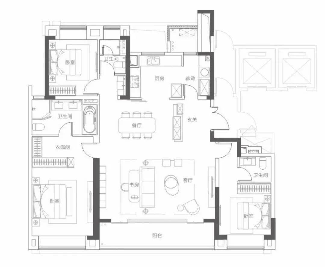 原创武汉的刘畊宏女孩们这些横厅户型让你轻松实现跳操自由
