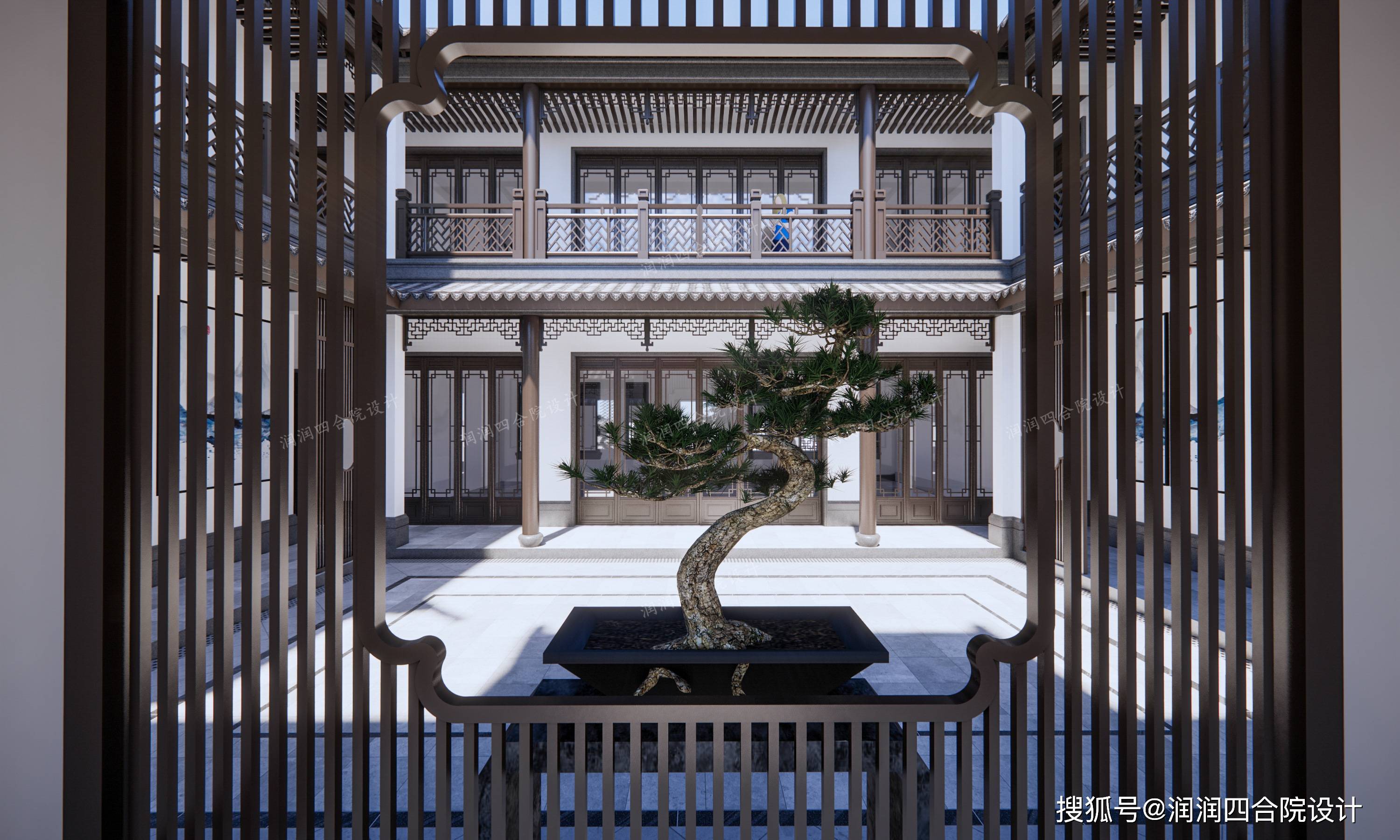 兄弟合建350㎡苏式四合院别墅,500㎡豪华花园庭院-搜狐大视野-搜狐新闻