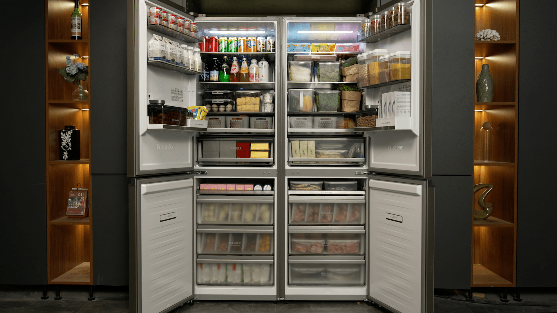 大空间保鲜海信真空冰箱升级囤鲜新模式