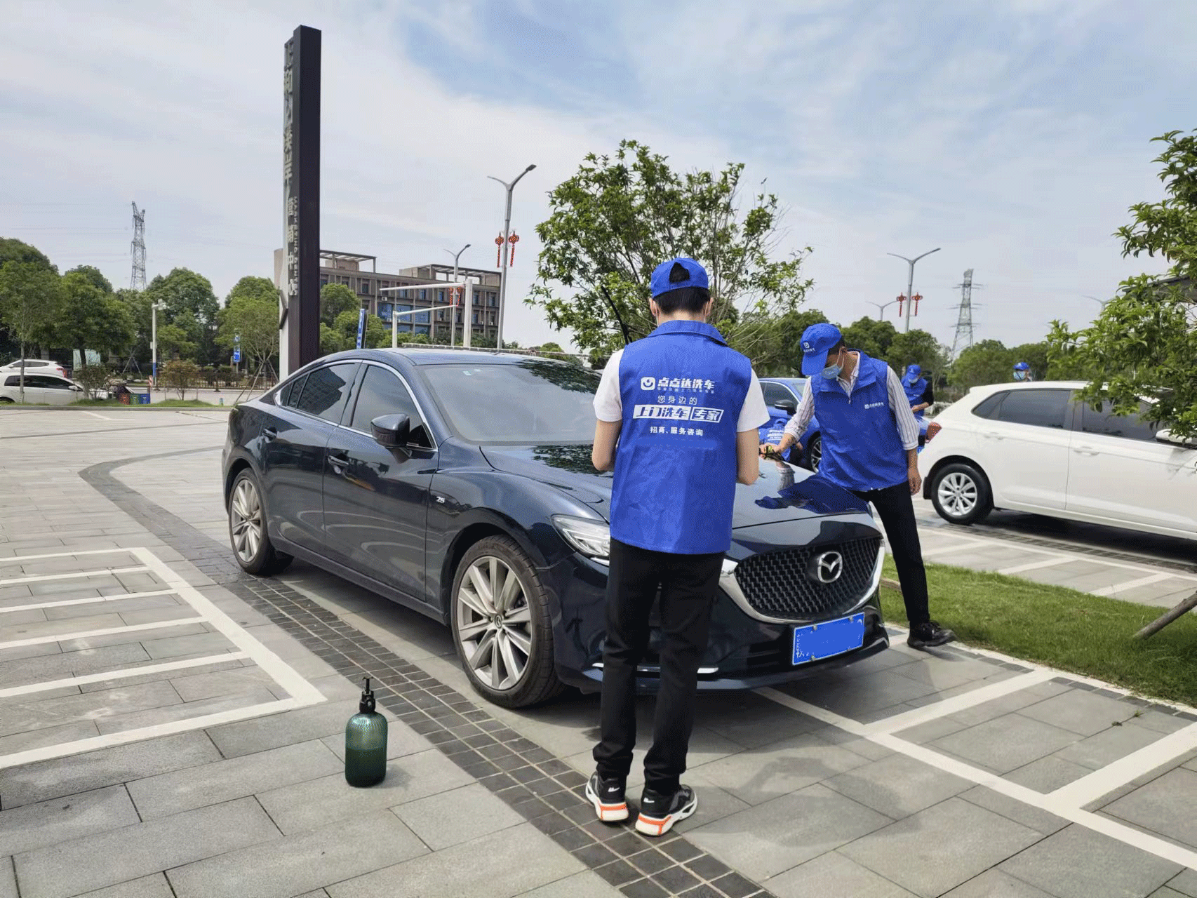 点点达洗车:洗车在也不用排队,来我们这里享受上门洗车新体验!