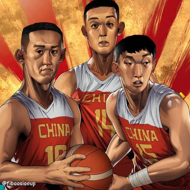 中国男篮漫画