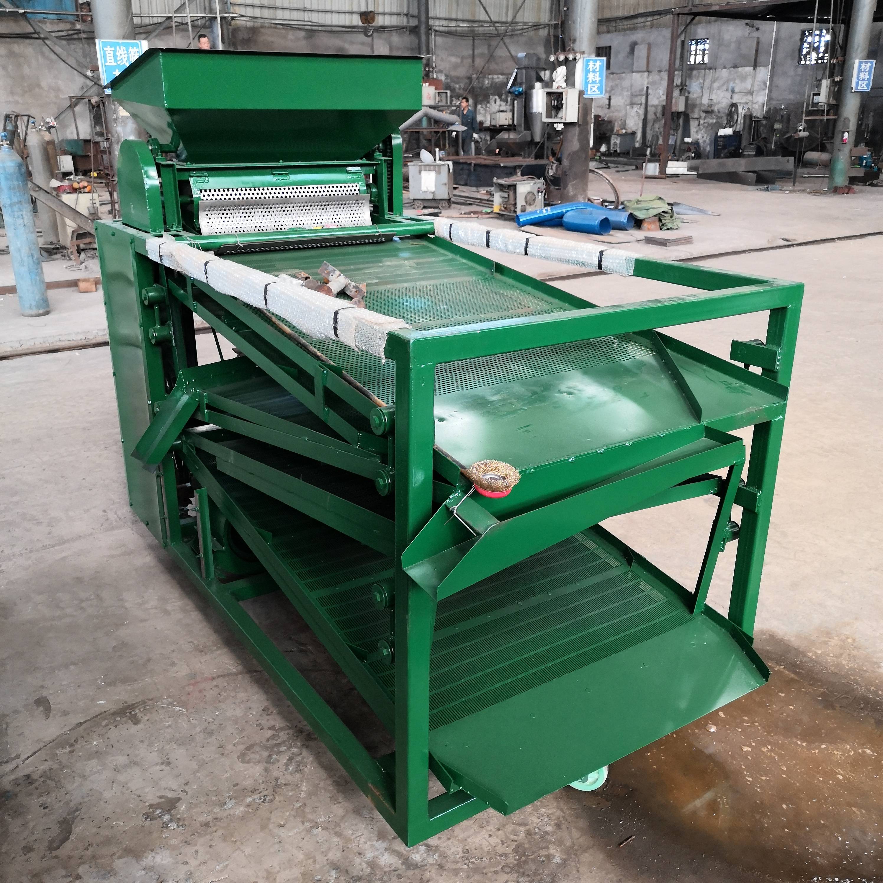 新型4层花椒筛选机花椒去把去籽机大红袍振动筛分机