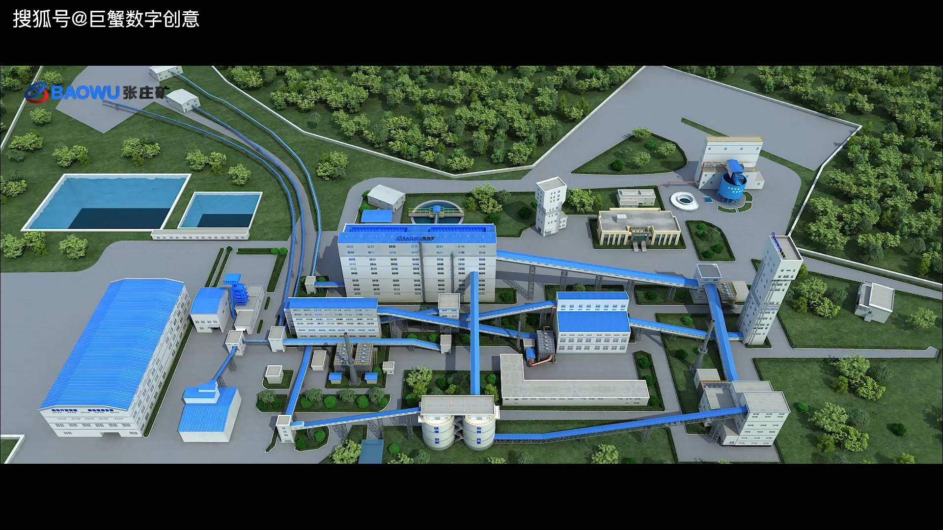 青岛可视化3d建模智慧城市园区数字孪生可视化数字孪生可视化工厂