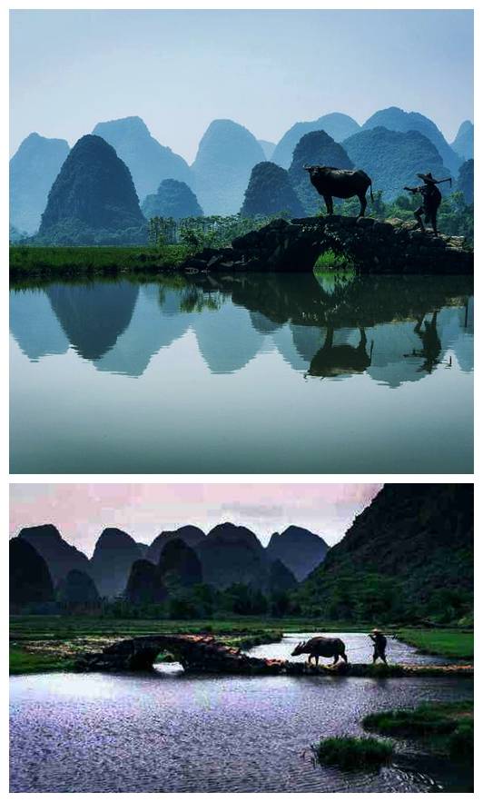 在桂林拍个人写真哪里好?桂林摄影团推荐机位._富里_兴坪_山水