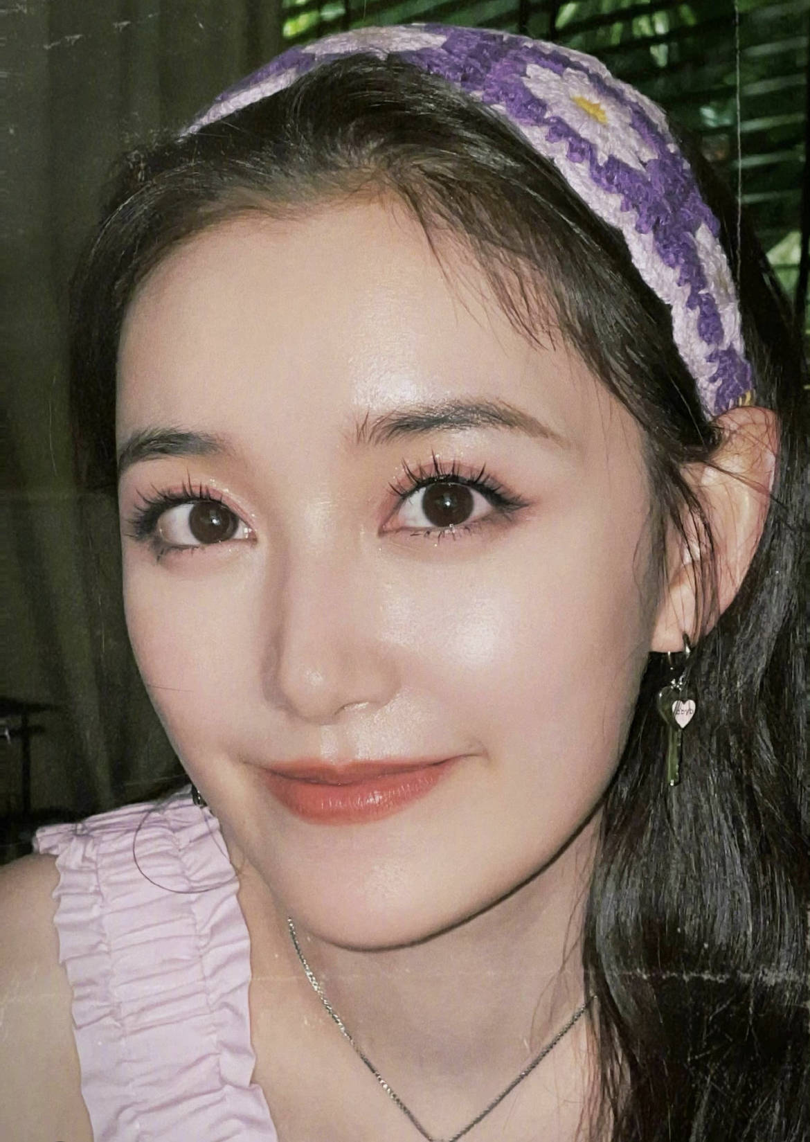 蒋依依紫粉长裙甜美似公主 一双芭比电眼超勾人-搜狐大视野-搜狐新闻
