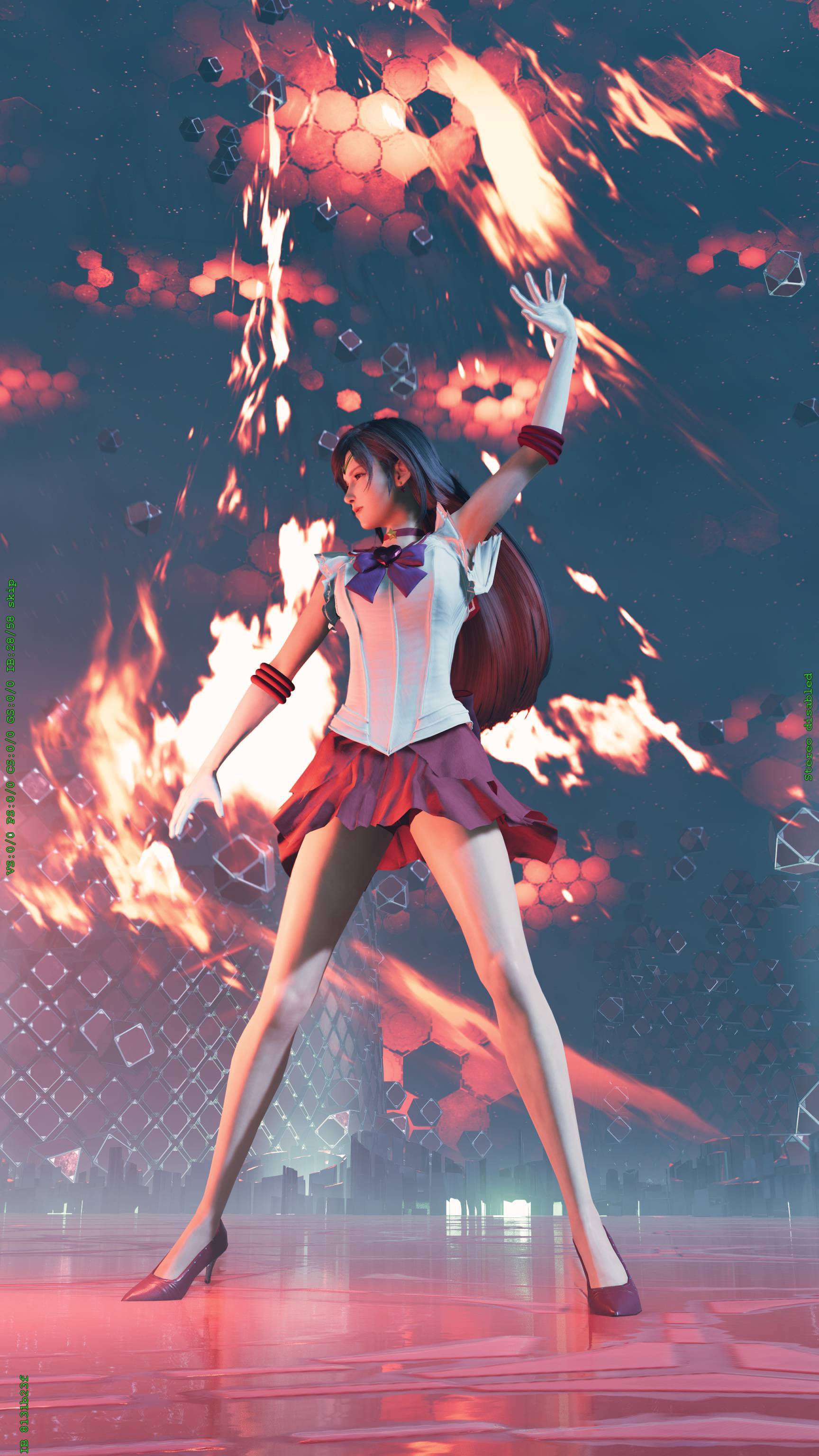 最终幻想7重制版美少女战士mod赏析穿水手服的蒂法