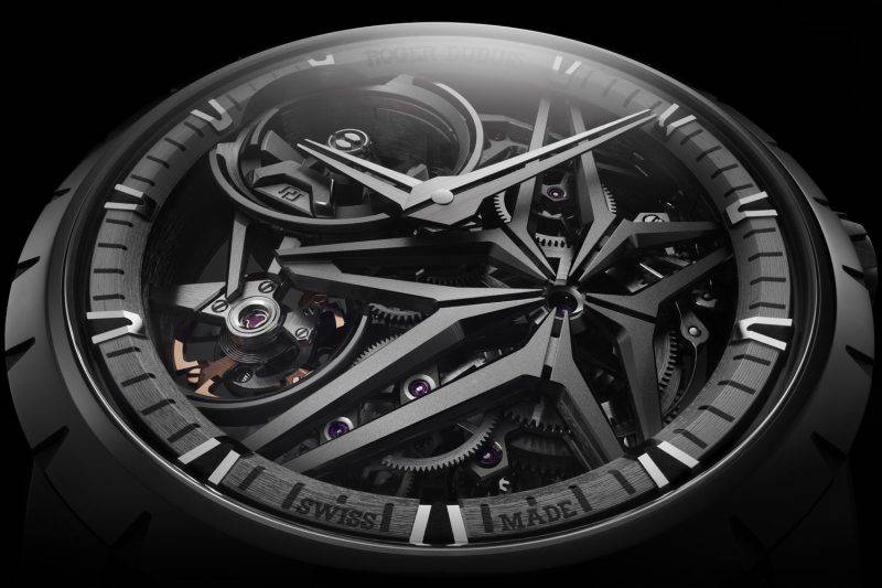 罗杰杜比excalibur王者之剑陶瓷腕表 限量28枚_dubuis_roger_黑色