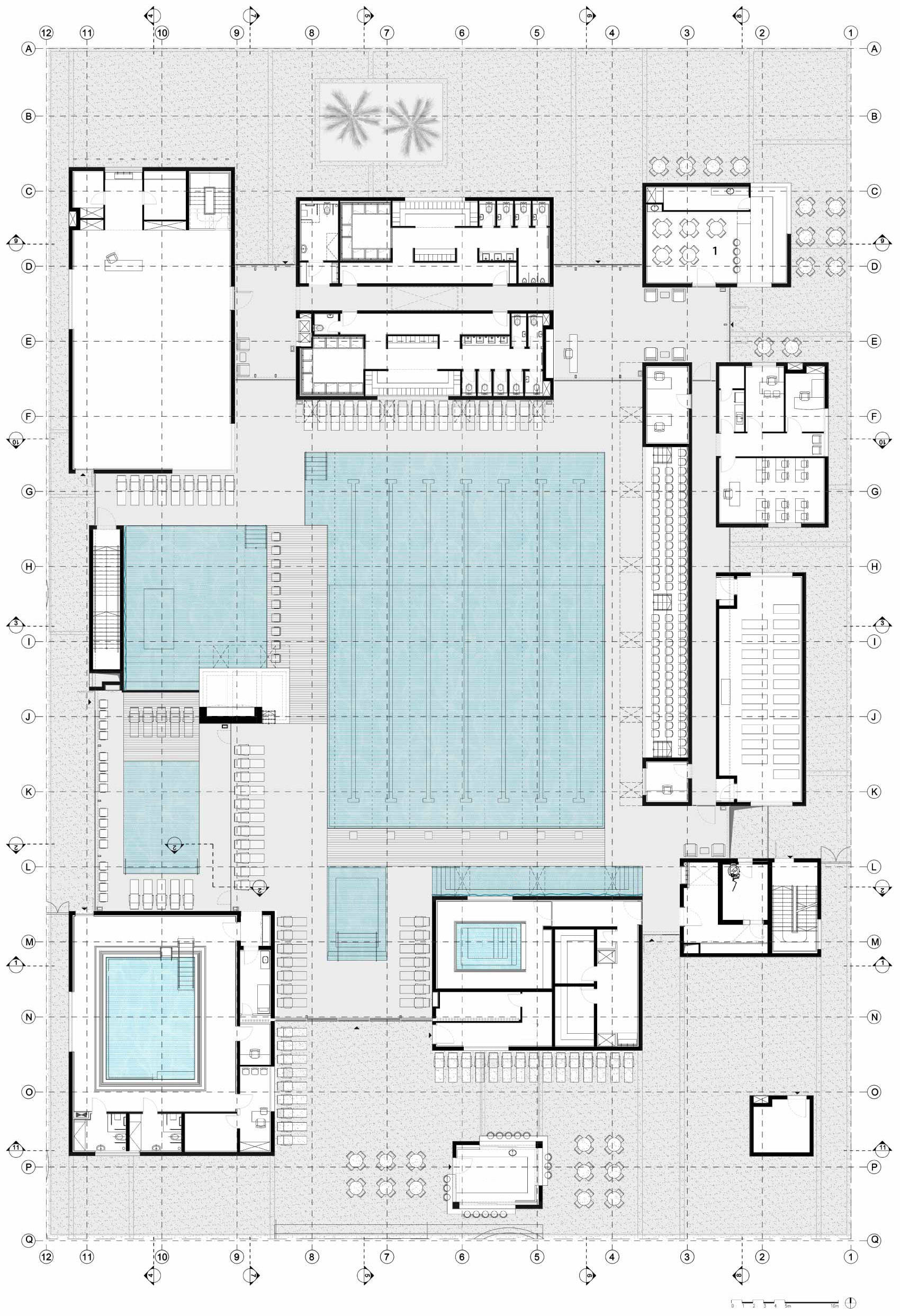 亿伽设计│温泉设计│洗浴设计│以色列水上运动中心以古代昆兰遗迹