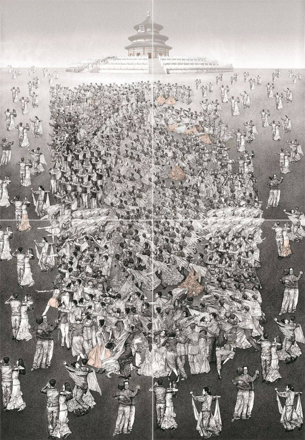 张敏杰老师版画作品