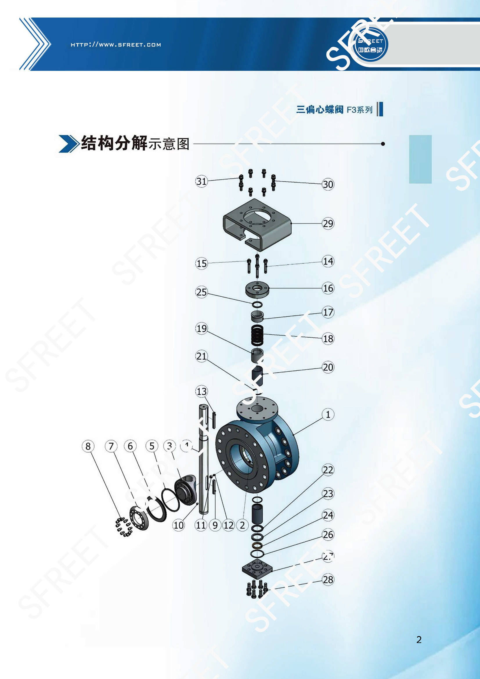 蝶阀示意图图片