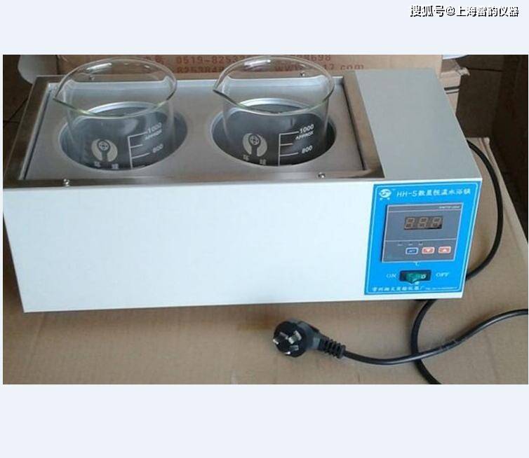 hhs12单列2孔水浴锅恒温加热耐腐蚀雷韵试验仪器