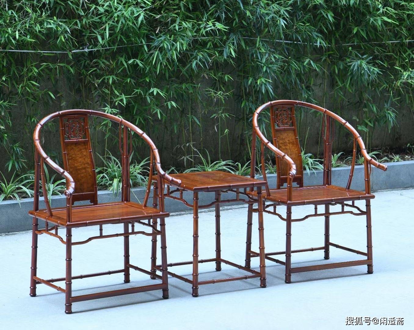 中国古典家具，费立哲神父，黄花梨竹节纹圈椅，珍藏复刻_手机搜狐网