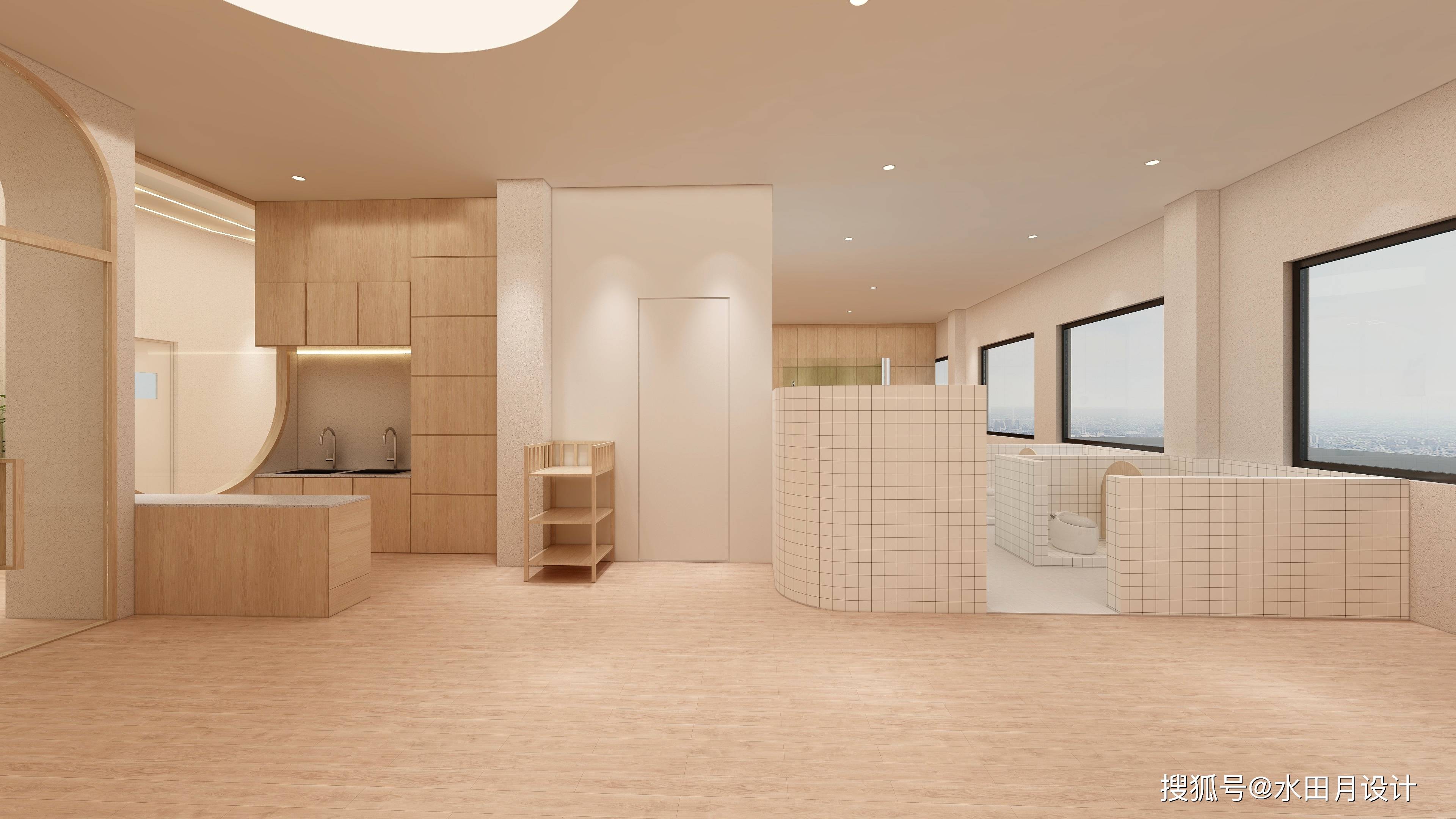 现代简约原木风幼托机构设计