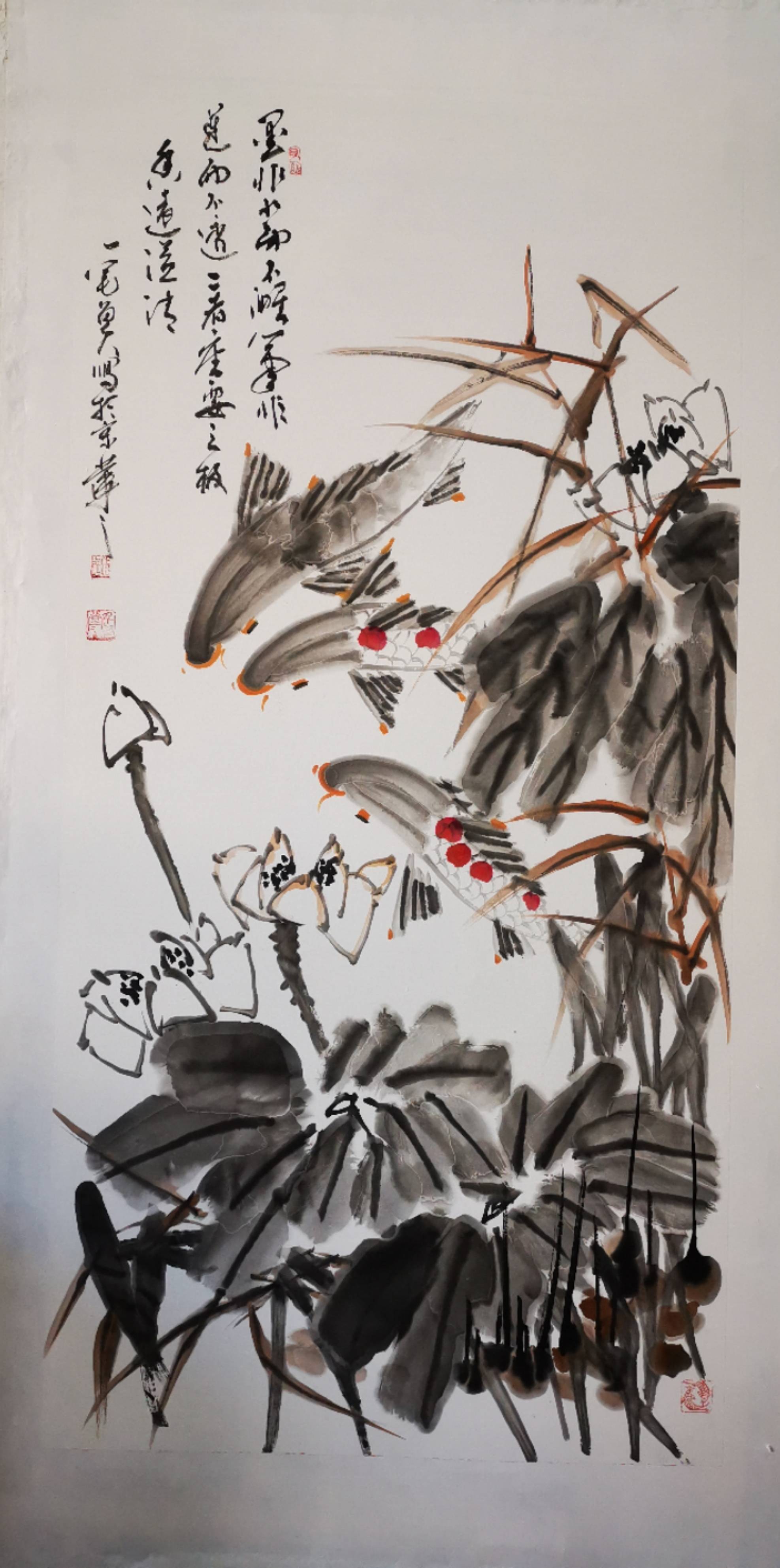 中国与白俄罗斯国家历史艺术文化交流形象大使,世称"中原一笔画鱼人"