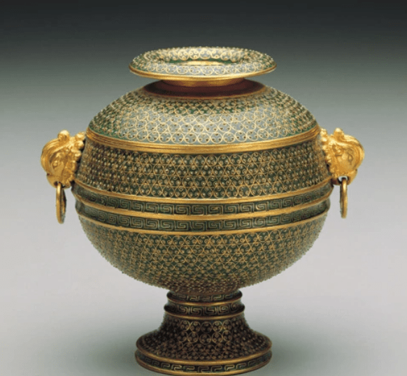 顶级景泰蓝藏品之清乾隆掐丝珐琅凤耳豆