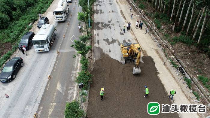 金鸿公路澄海城区段完成提升改造_道路_施工_工程