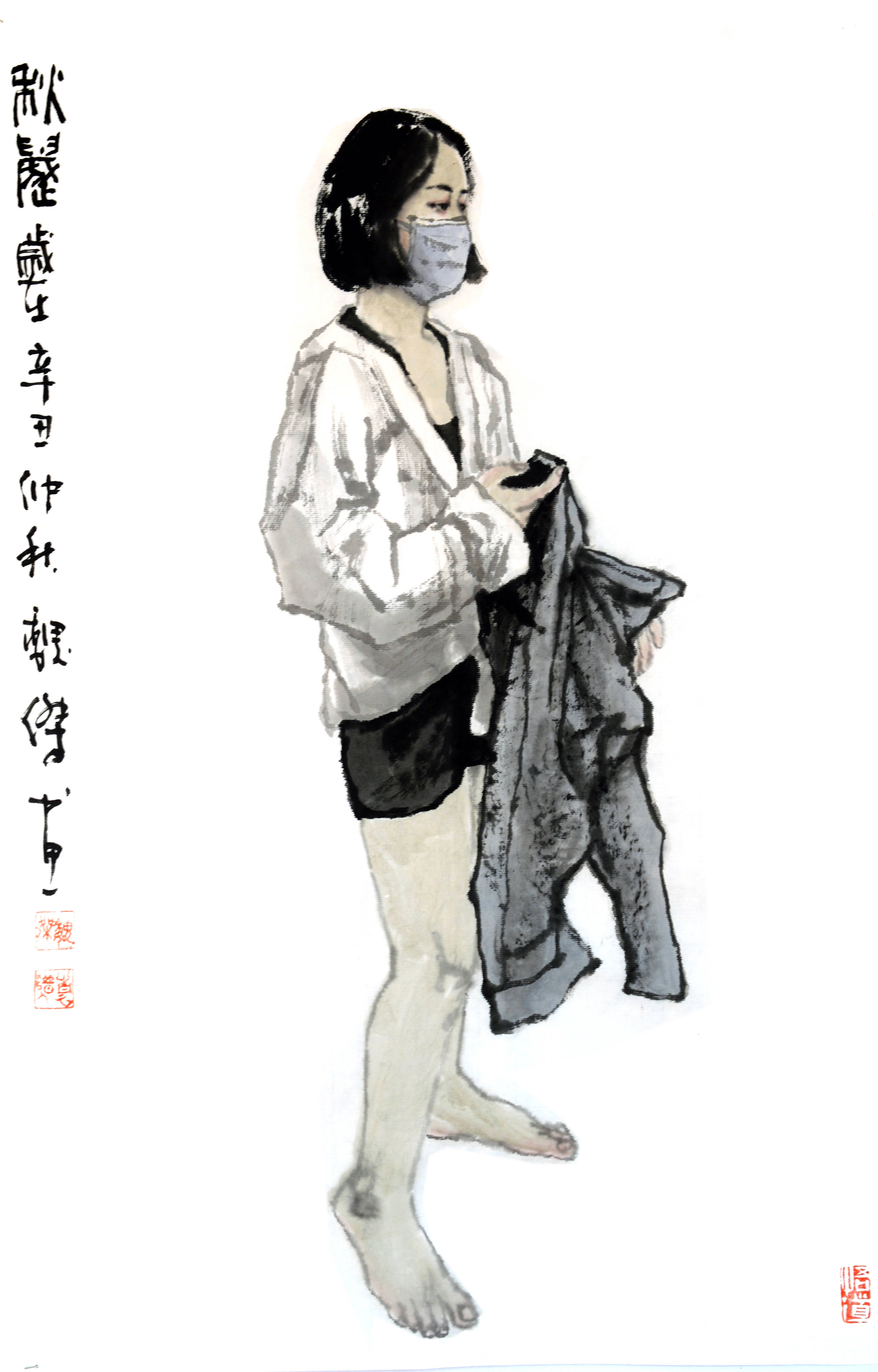 城市丽人一一魏杰人物画作品欣赏