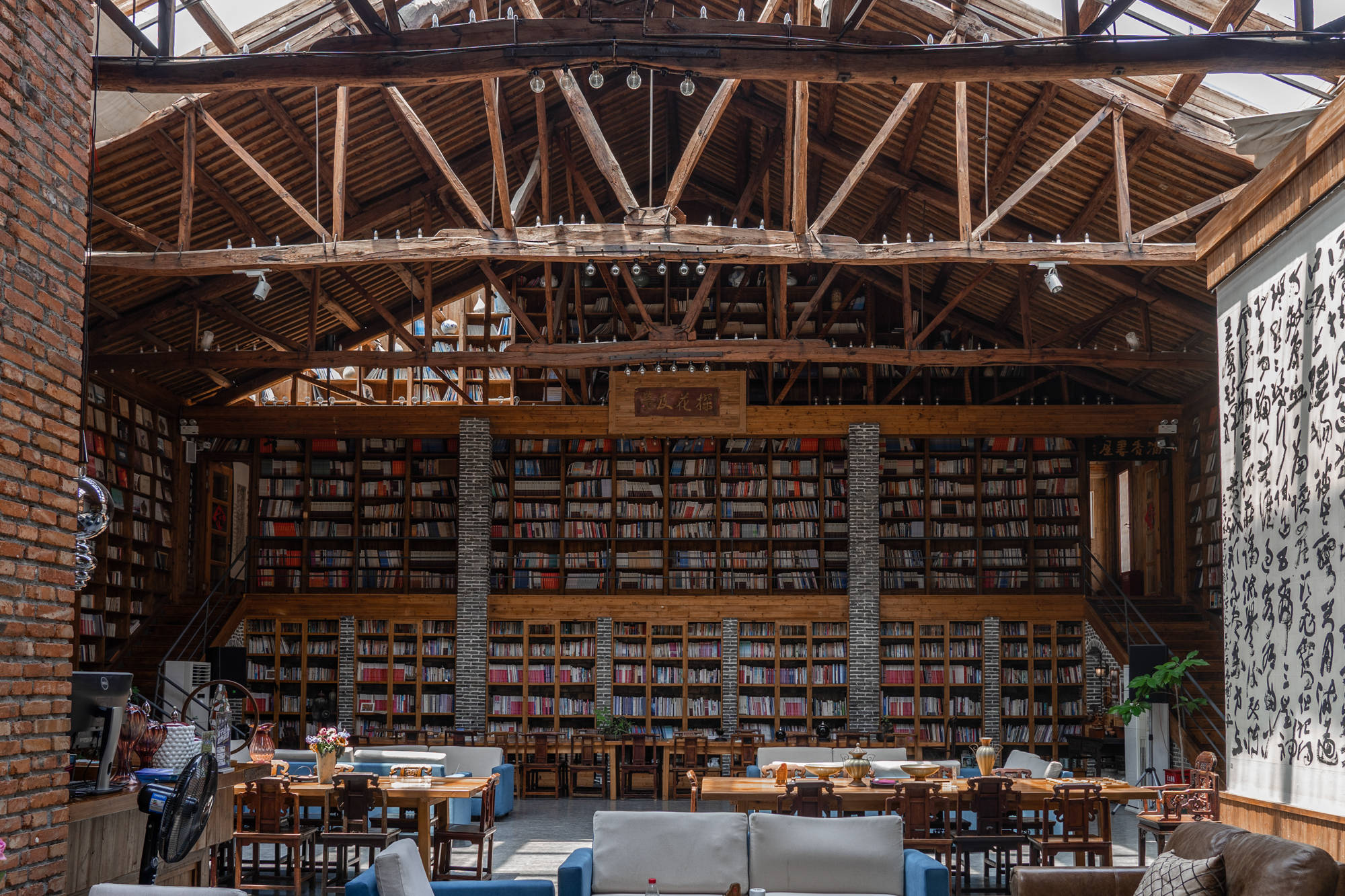 莫干山图书馆主题民宿美哭的莫奈花园还有超多网红拍照打卡