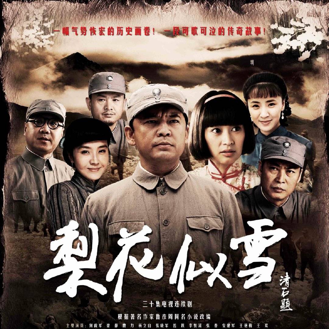 《梨花似雪》首播,梁静何政军主演,厚重年代剧,安徽的白鹿原_电视剧