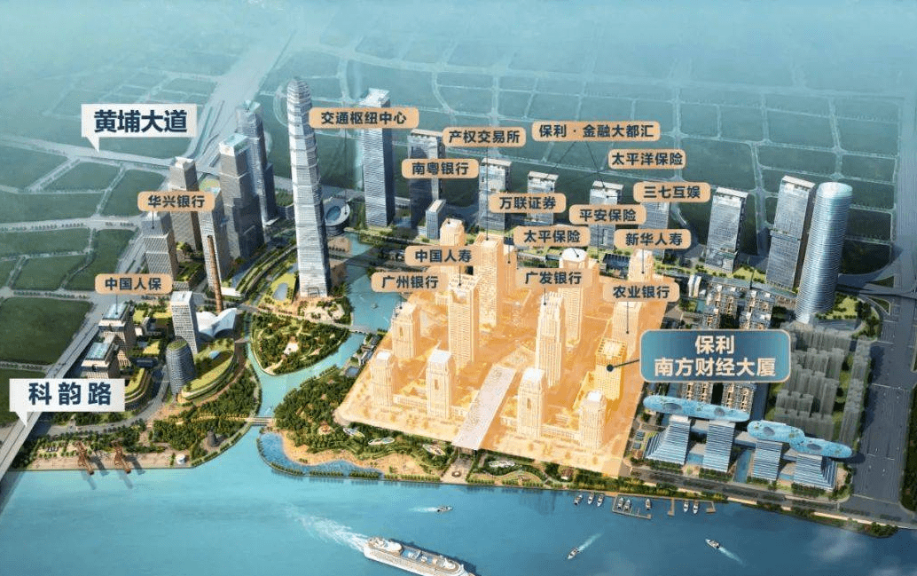 广州金融城板块图片