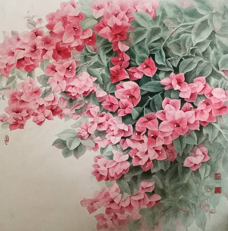 当代实力派工笔画家王霜琴作品精选