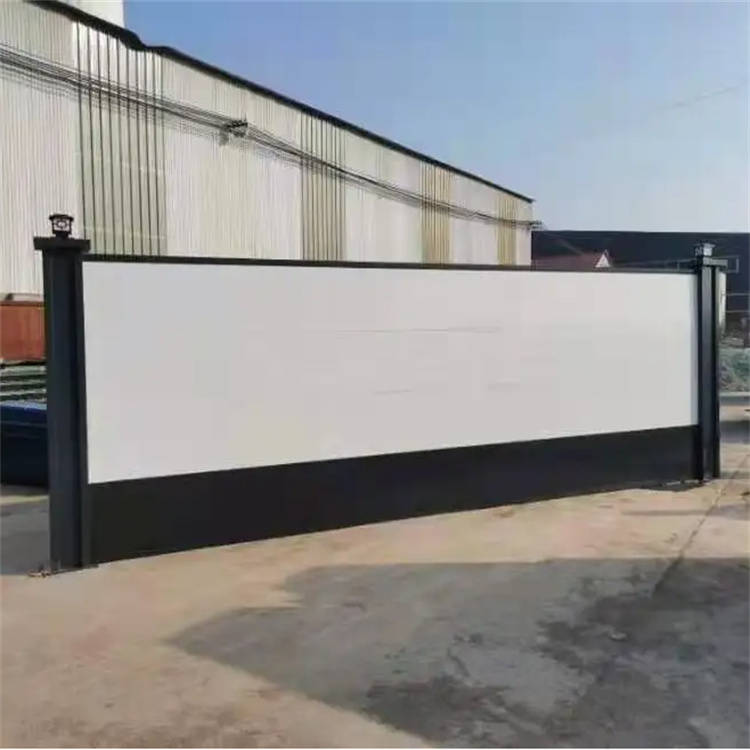 装配式围挡a地铁用灰白色拼装式彩钢围挡a慧聪装配式围挡厂家_环保