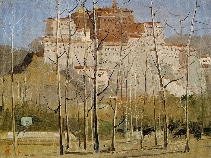 中国绘画杰出的代表性画家之一吴冠中的作品欣赏-搜狐大视野-搜狐新闻