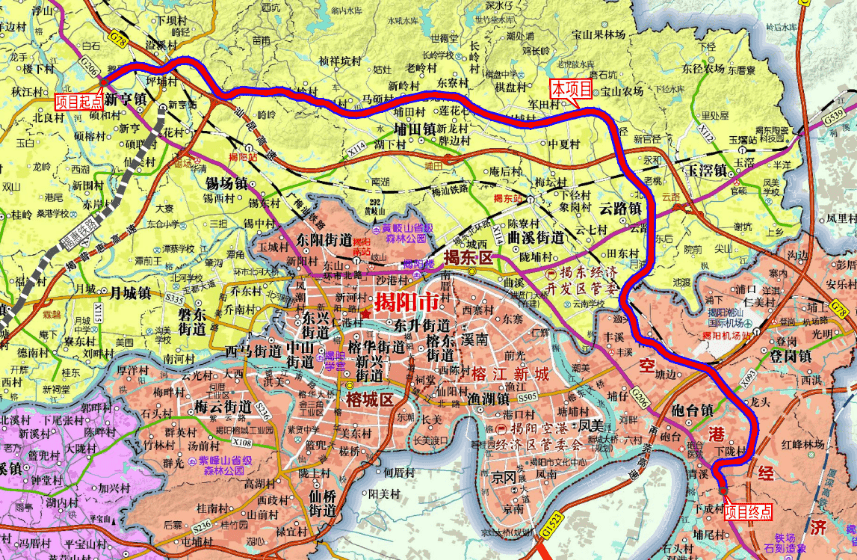 省道206线武胜段线路图图片