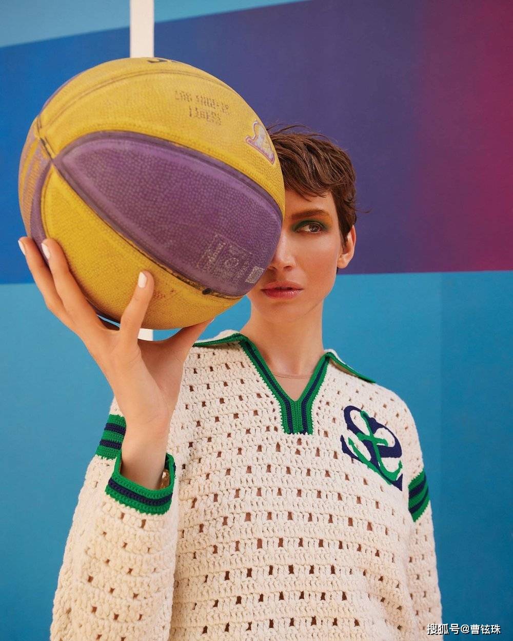 法国超模乔汉娜菲尔德梅尔篮球体育时尚摄影