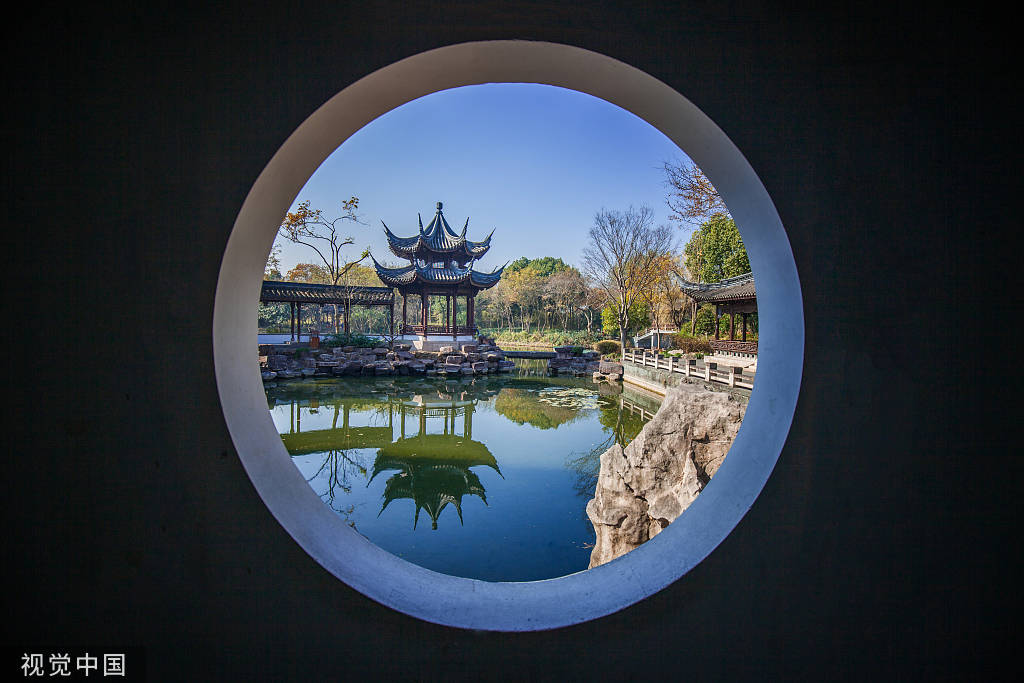 古建筑长廊木结构安装园林仿古长廊连廊图纸设计