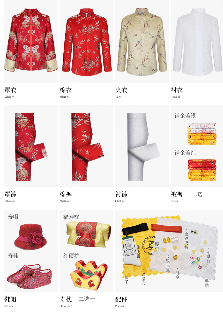 全国寿衣批发一套价格多少