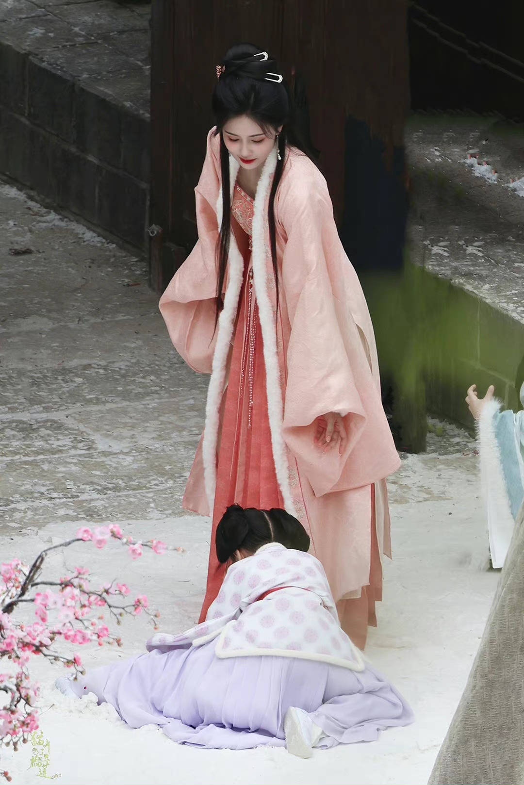 白鹿穿古装置身雪地气质恬静 眉眼温婉楚楚动人-搜狐大视野-搜狐新闻