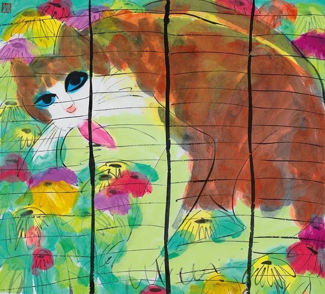 丁雄泉 美人图欣赏