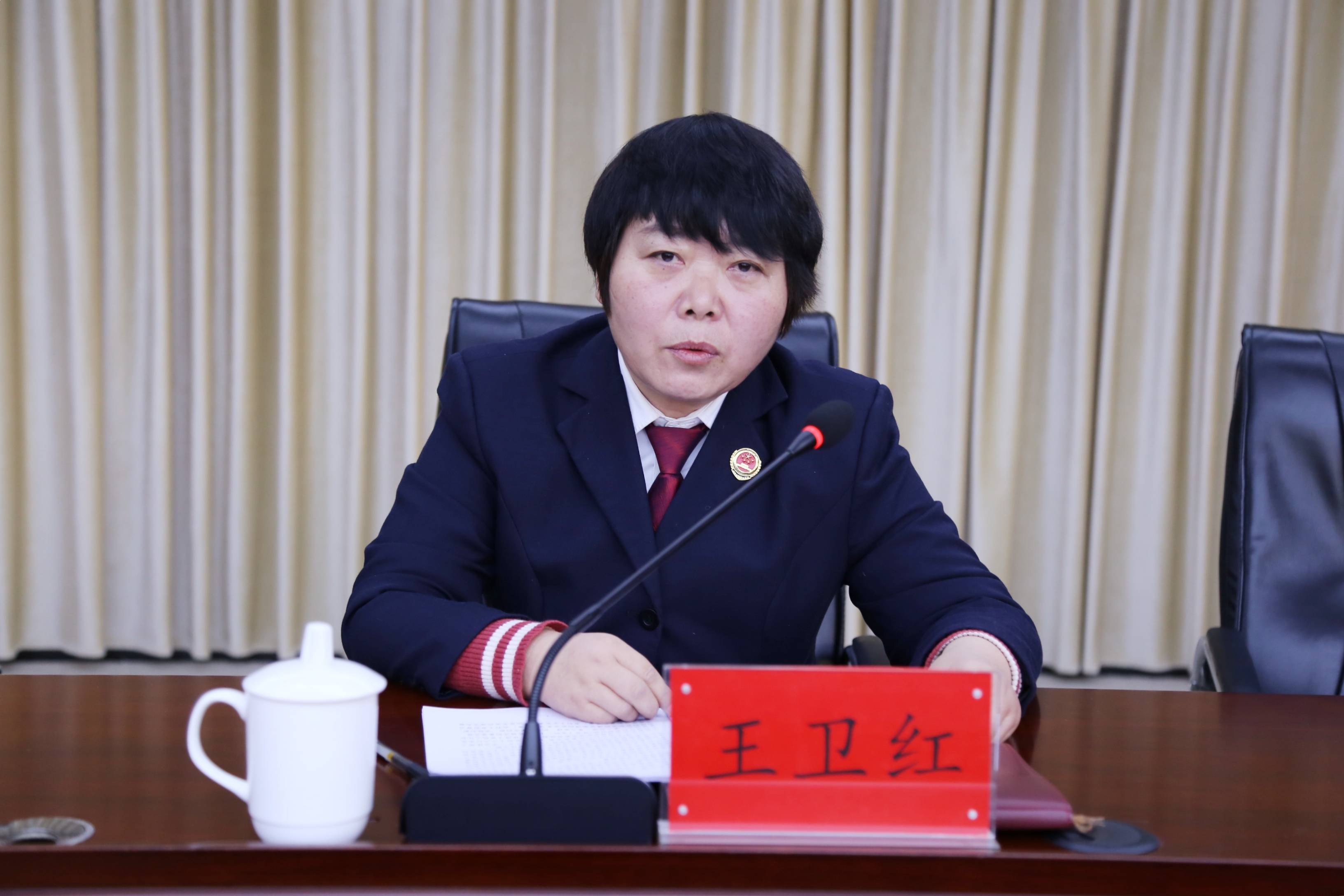 市检察院党组成员,副检察长王卫红在麦积区检察院开展党的二十大精神